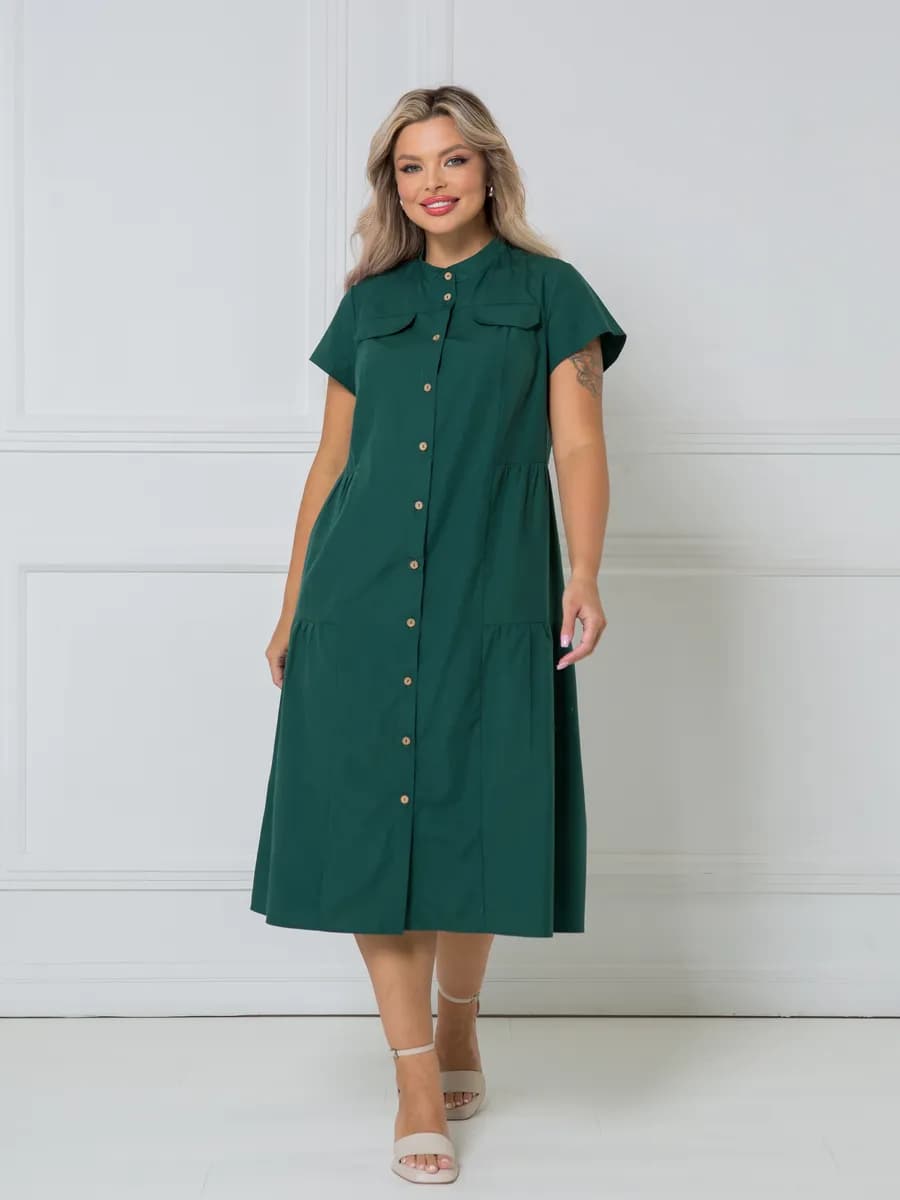 Платье летнее однотонное