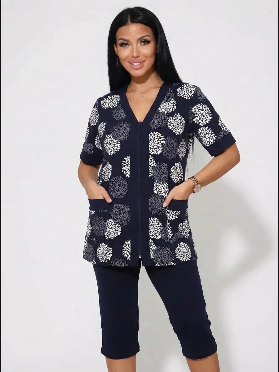 Костюм с бриджами домашний летний