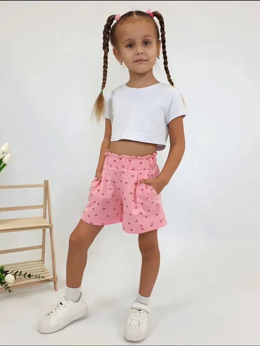 Шорты трикотажные широкие для детей