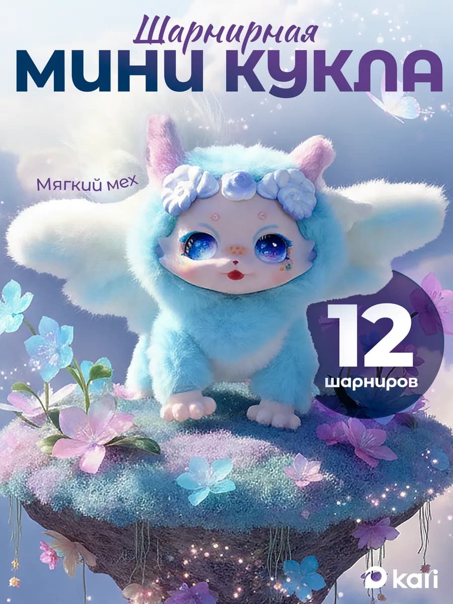 Шарнирная мягкая кукла для девочки Аэрис Друзья эльфеечек