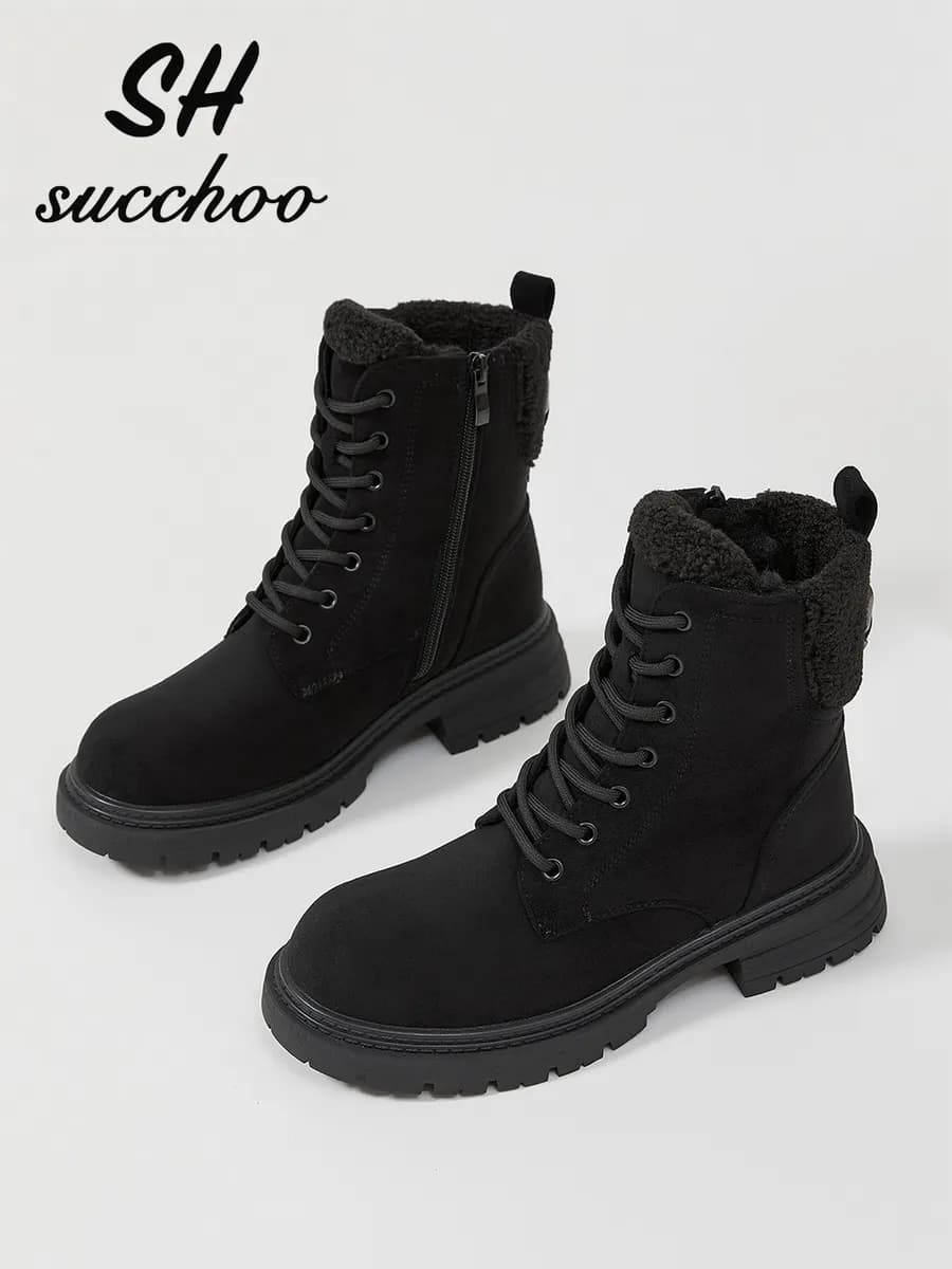 Зимние женские сапоги из натуральной шерсти