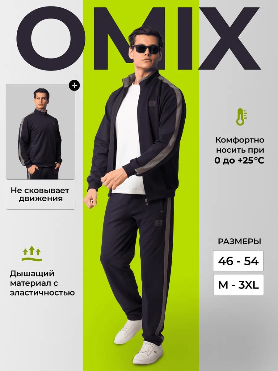 Костюм спортивные на молнии