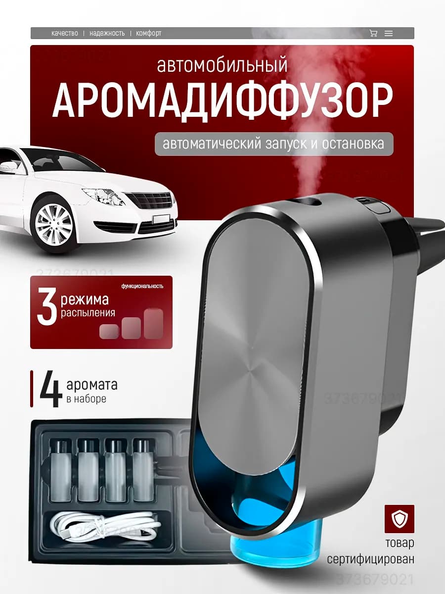 Ароматизатор на дефлектор с автоматическим распылителем M81