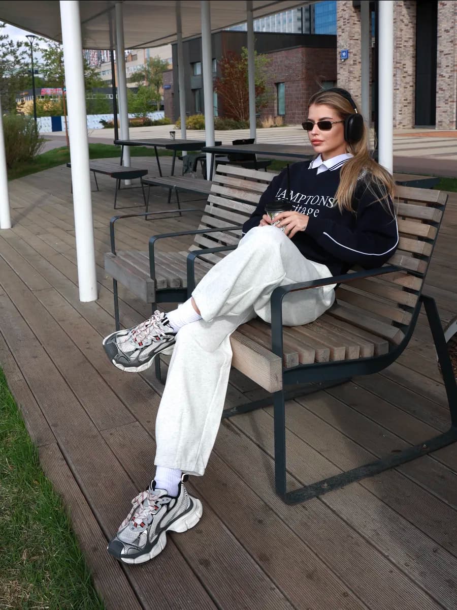 Брюки спортивные джоггеры, бананы