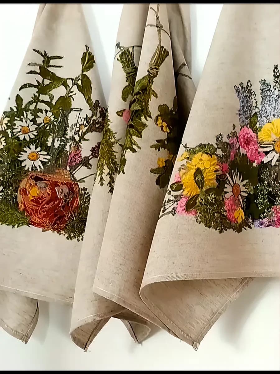 Белорусский лен. Полотенце кухонное. Полотенца лен