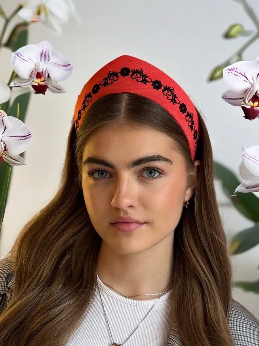 Кокошник современный ободок для волос