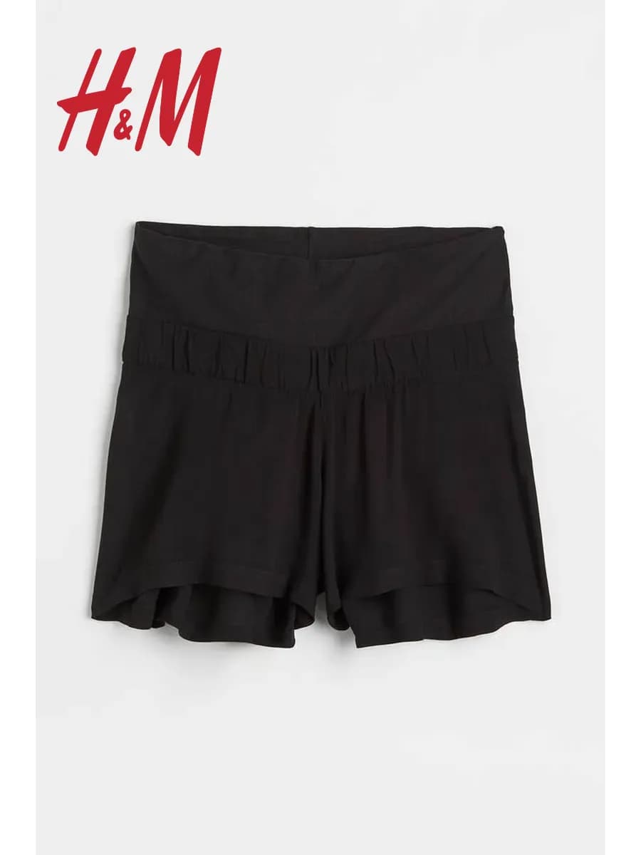 Шорты для беременных на резинке короткие