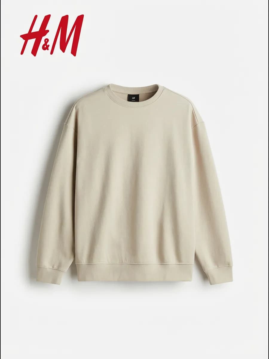 Свитшот оверсайз с начесом