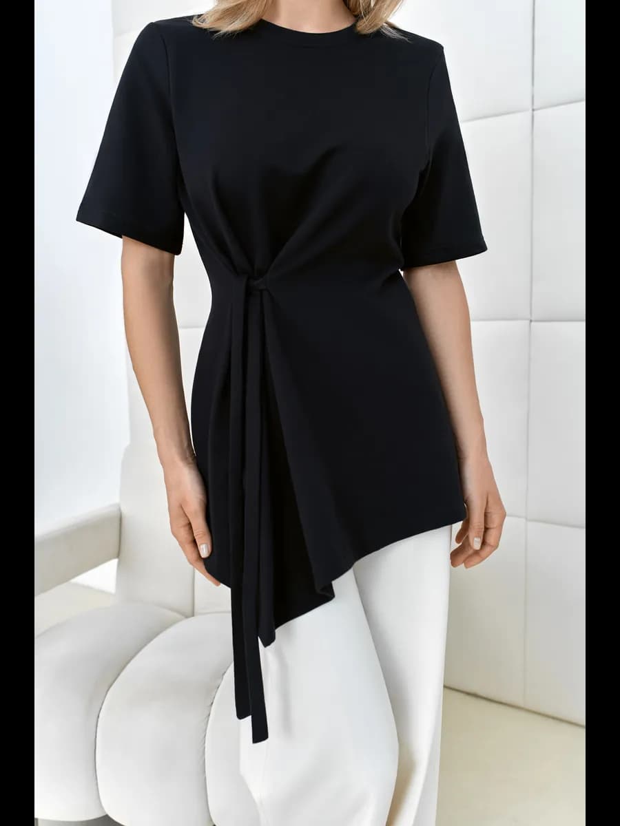 Футболка базовая удлиненная