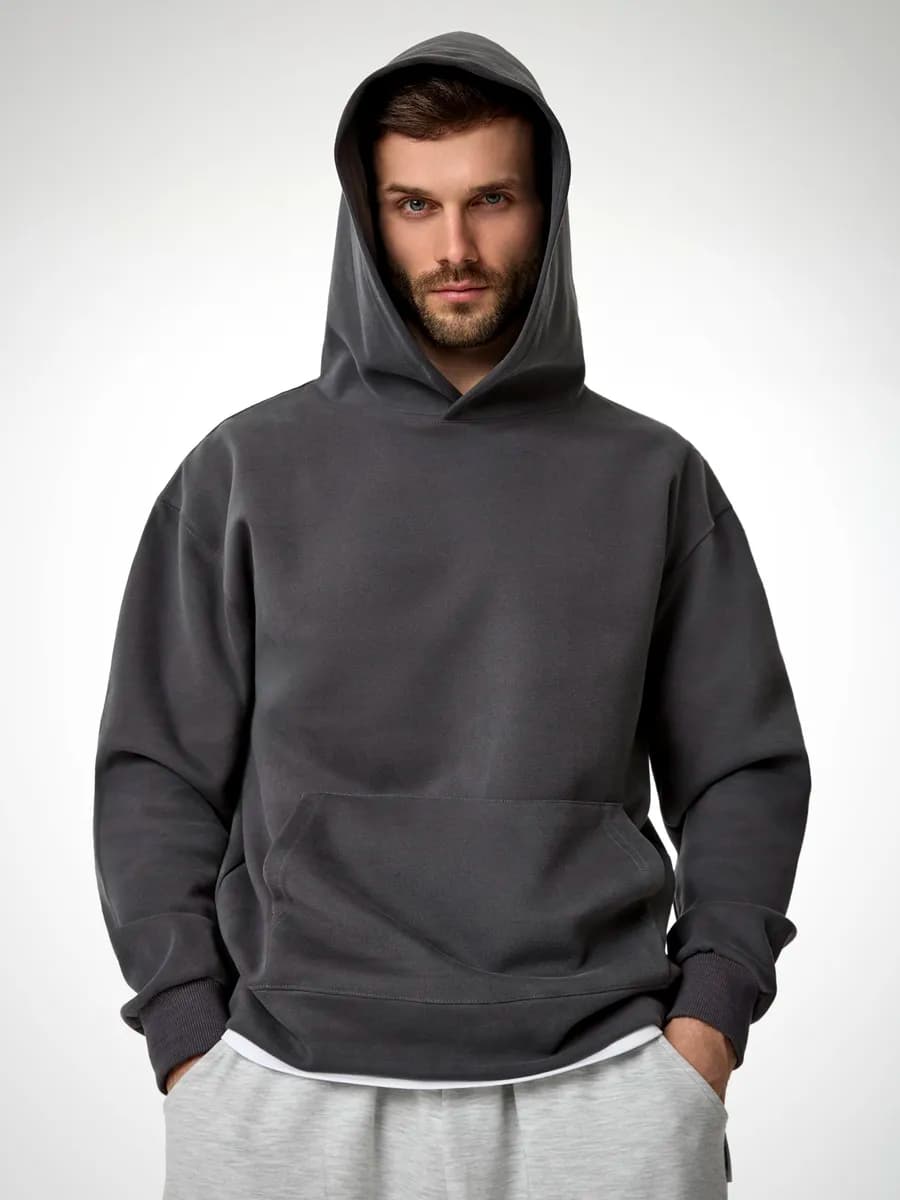 Худи оверсайз с капюшоном