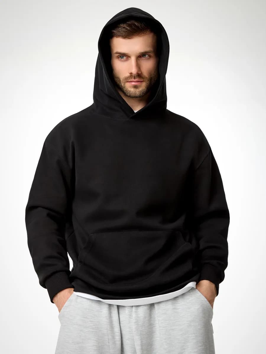 Худи оверсайз с капюшоном