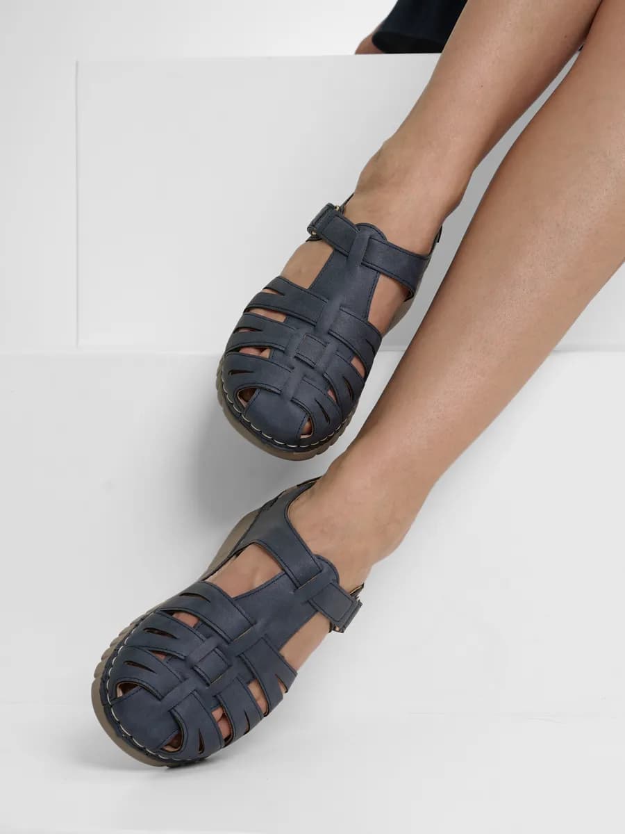 Босоножки сандалии летние с закрытым носом