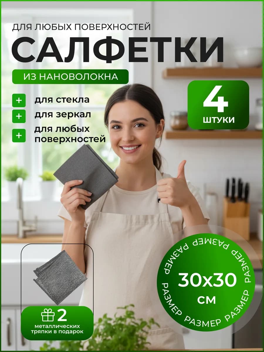 Волшебная тряпка без разводов