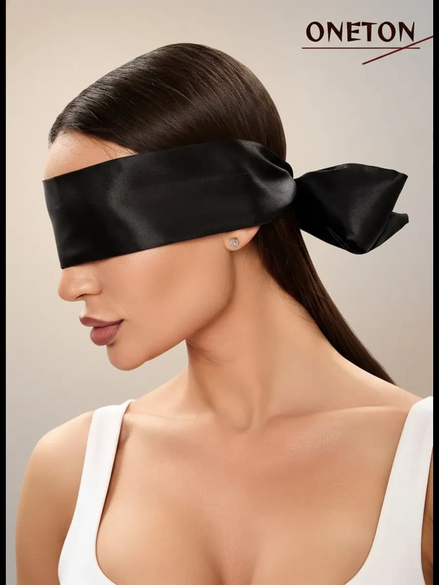 Повязка на глаза атласная