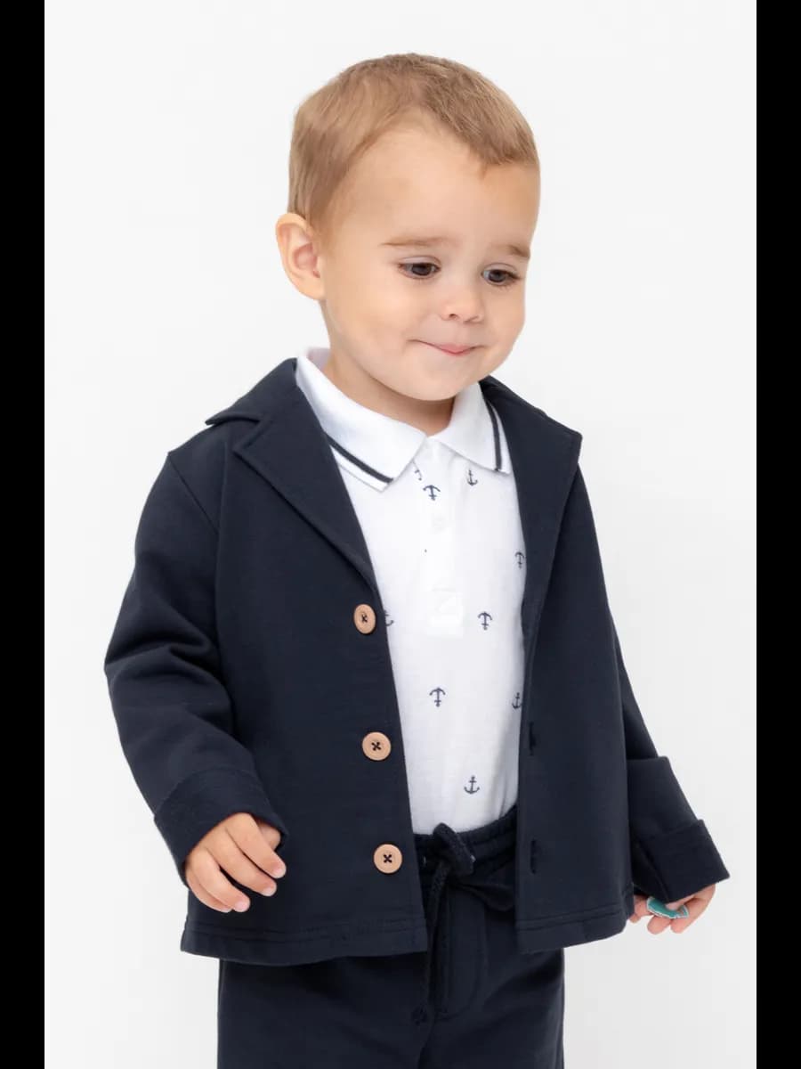 Жакет для малыша из натурального хлопка