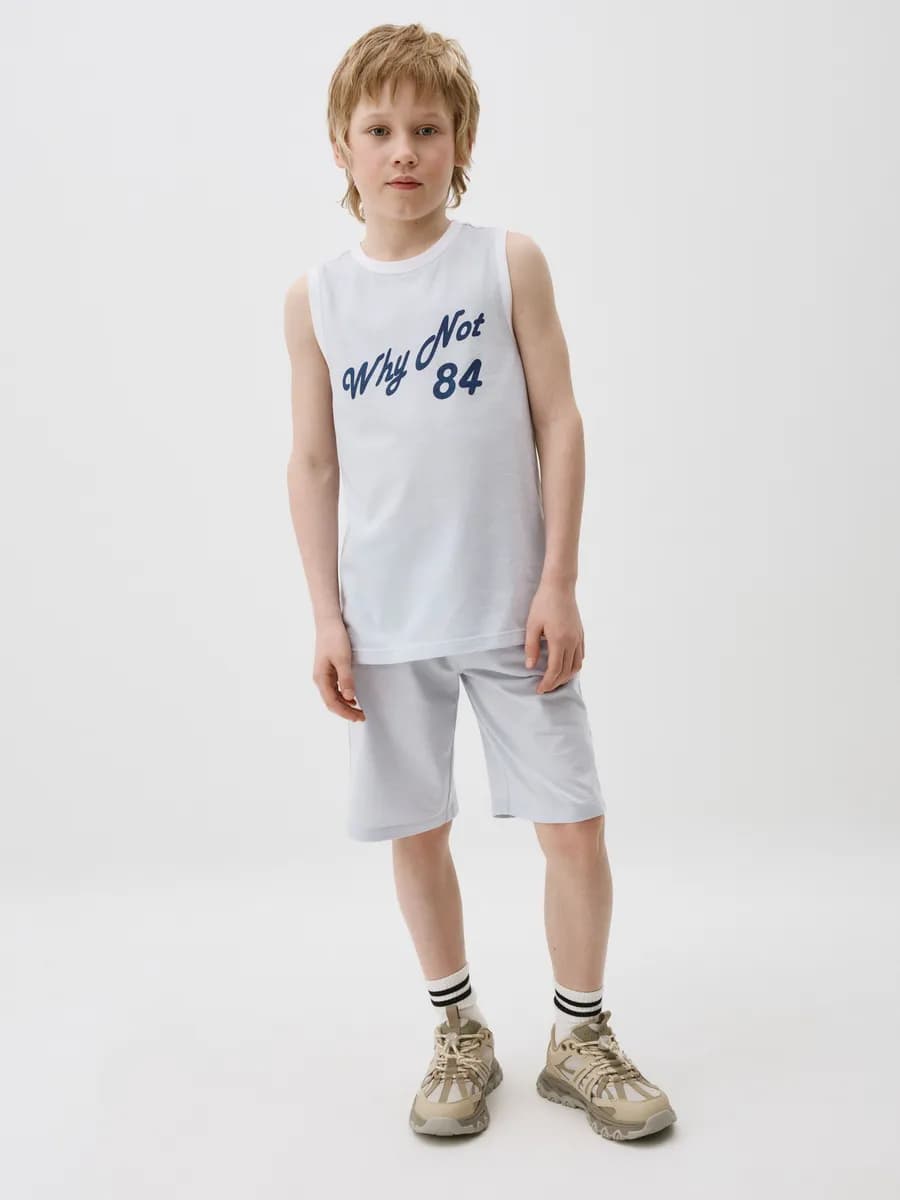 Костюм летний из майки и шорт - фото 1