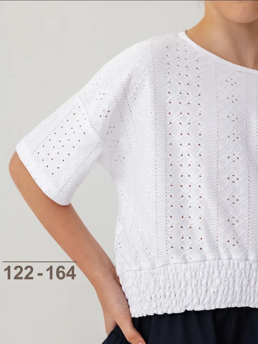 Блузка трикотажная нарядная