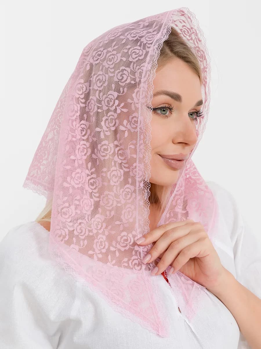 Косынка кружевная в церковь