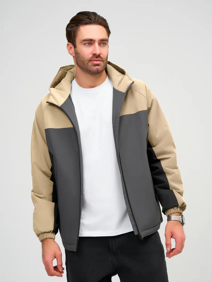 Куртка ветровка демисезонная с капюшоном