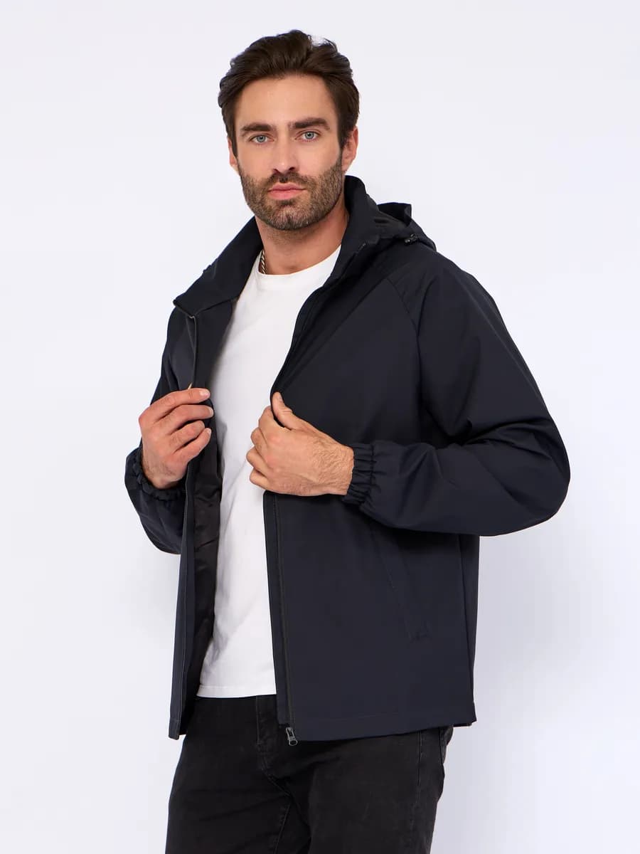 Куртка ветровка демисезонная с капюшоном