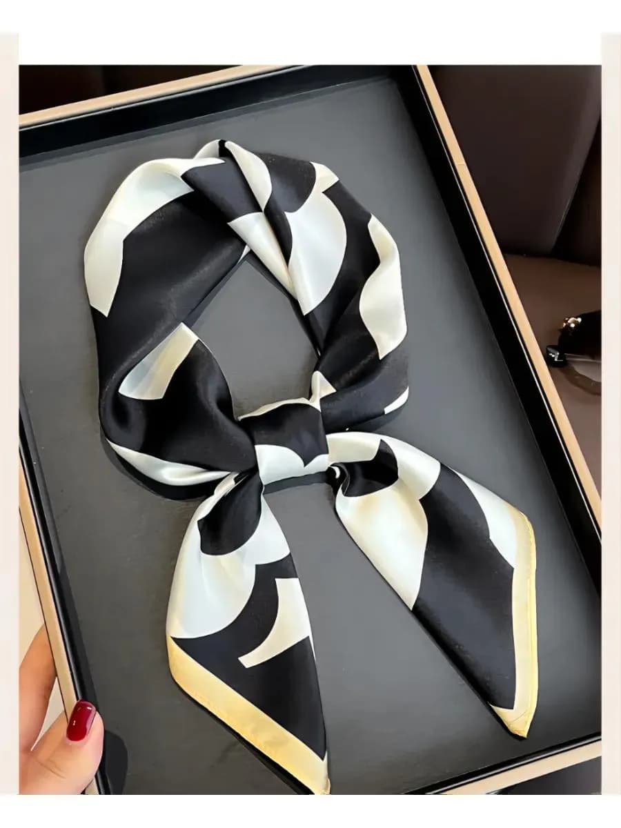 Шелковый платок на шею и на голову