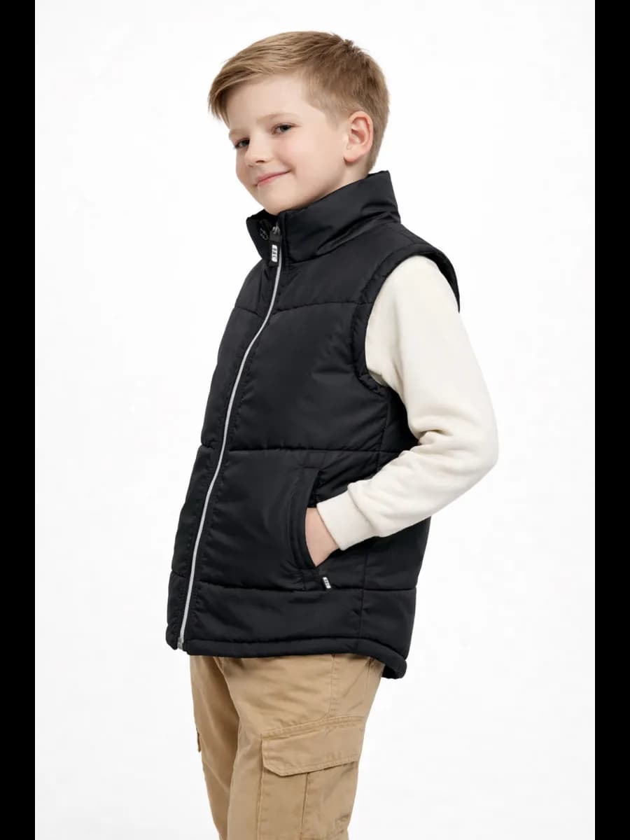 Жилетка утепленный демисезонный безрукавка