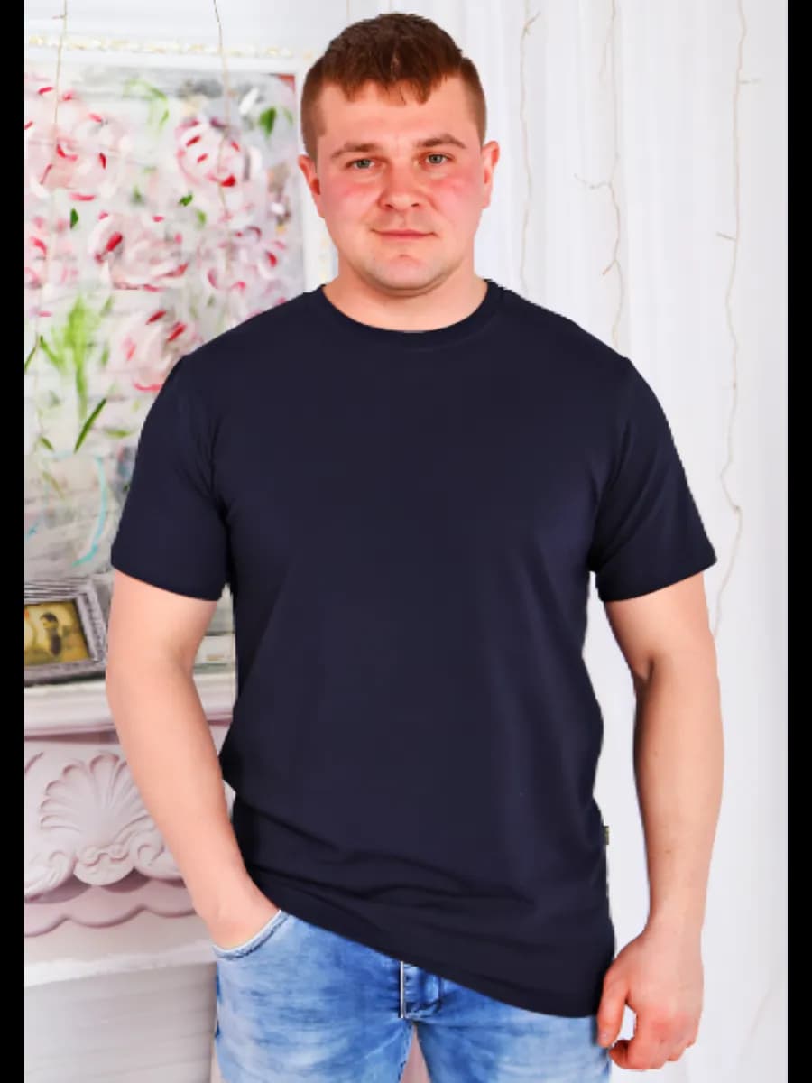 Футболка большие размеры хлопок