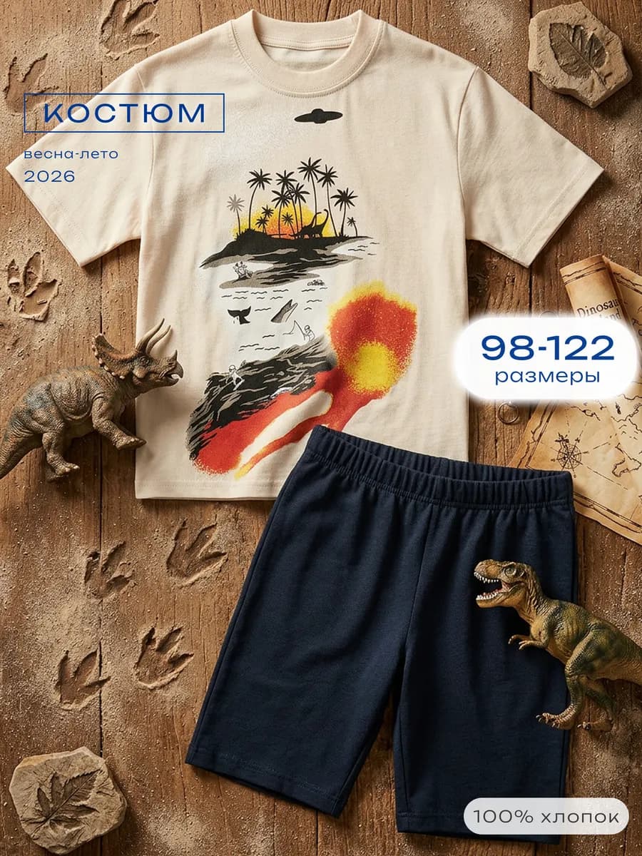 Костюм для мальчика с шортами
