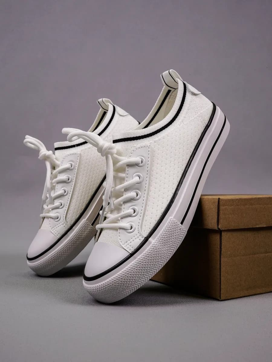 Текстильные кеды дышащие летние