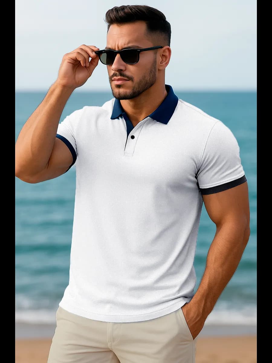 Футболка поло хлопок