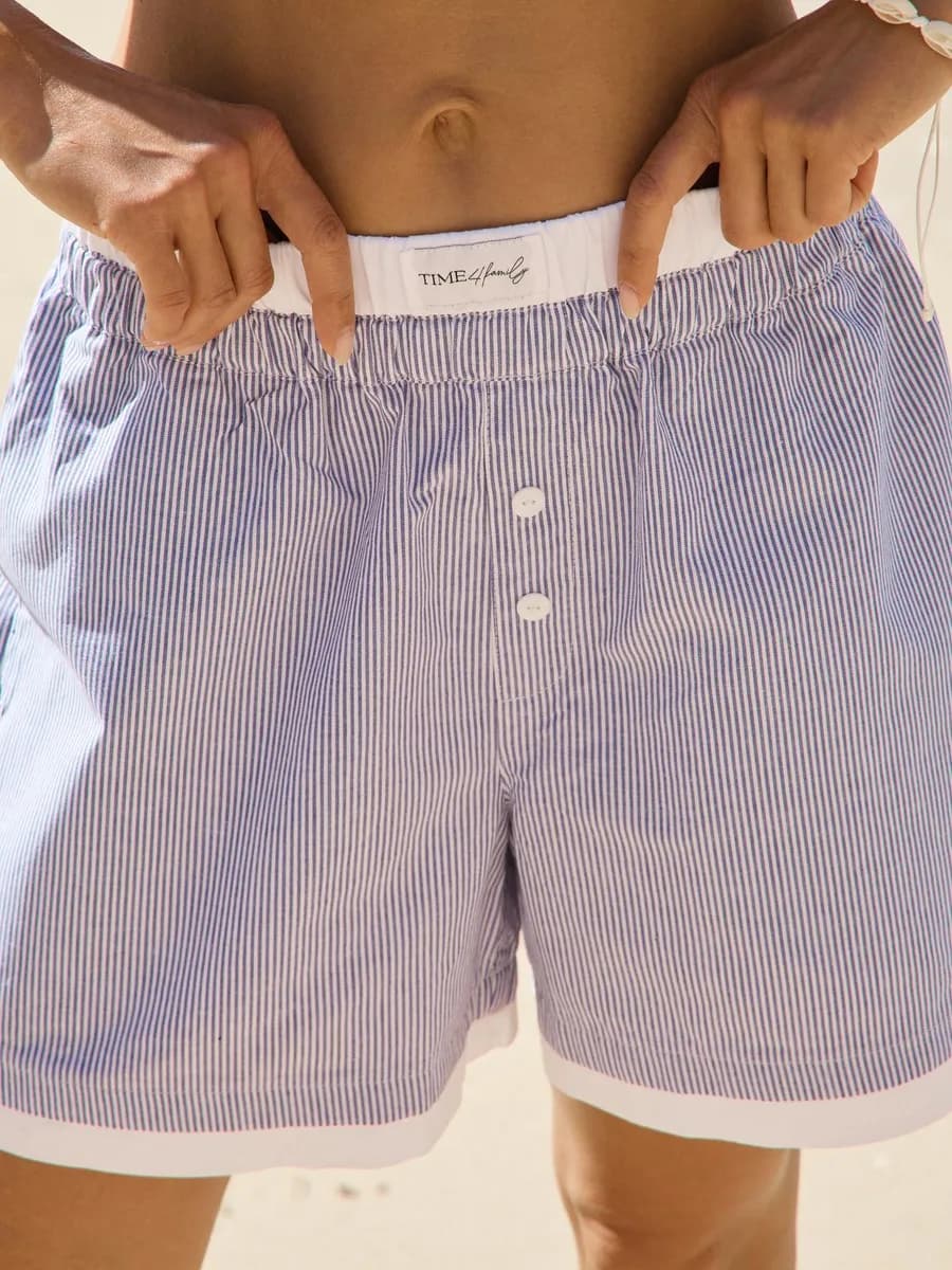 Домашние шорты боксеры пижамные