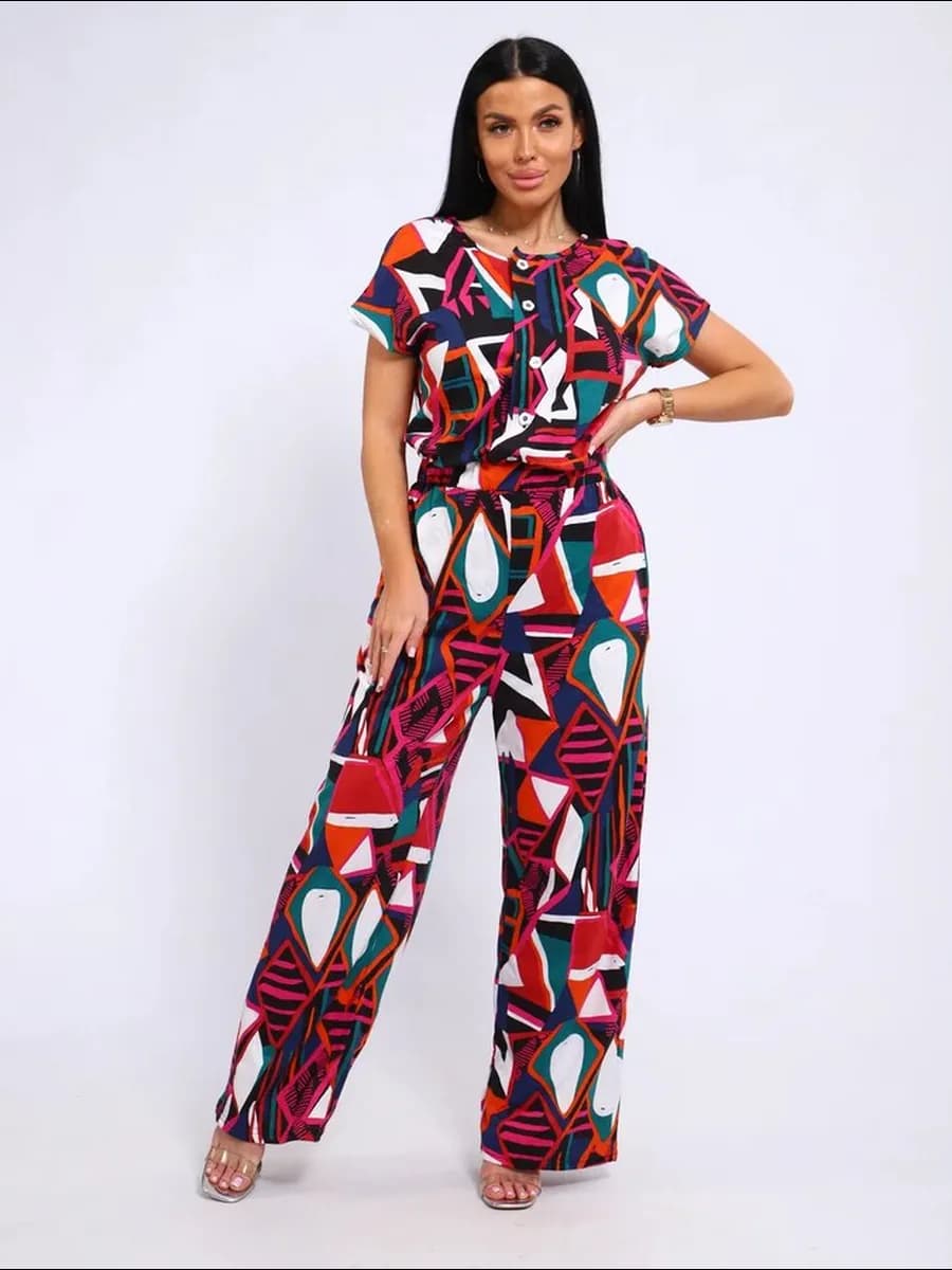 Комбинезон с брюками легкий