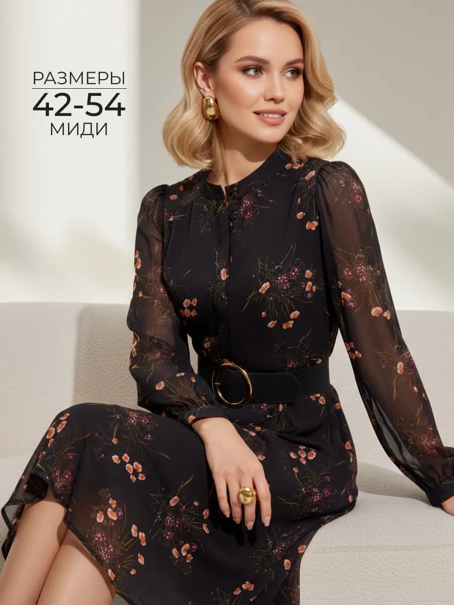 Платье нарядное шифоновое