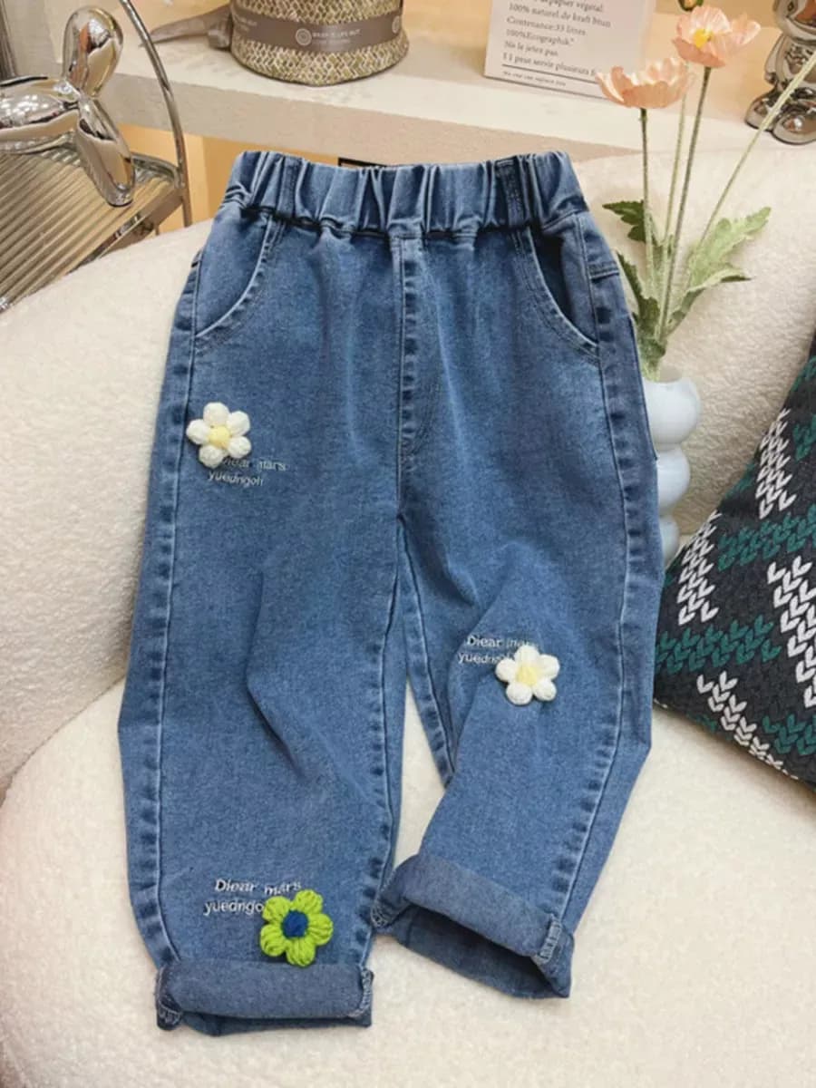 Джинсы на резинке