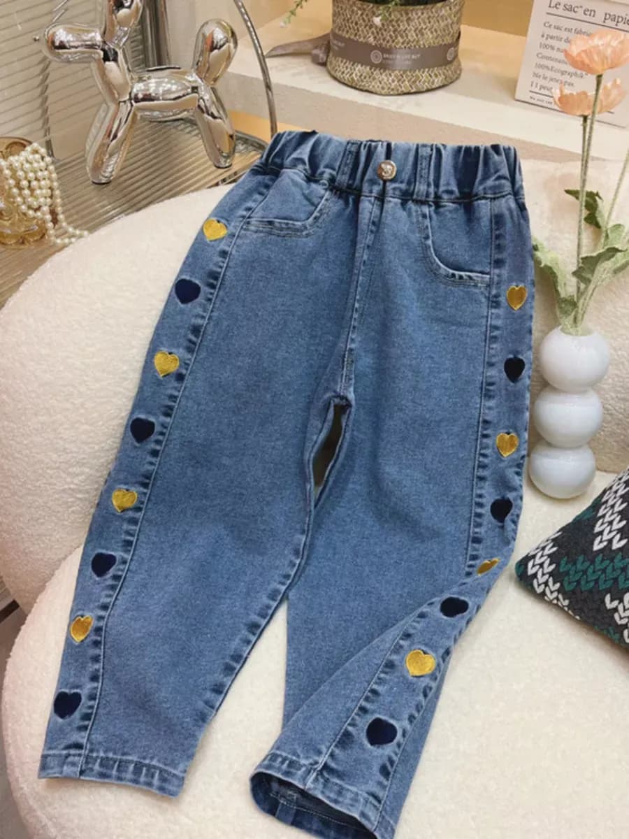 Джинсы детские бананы на резинке