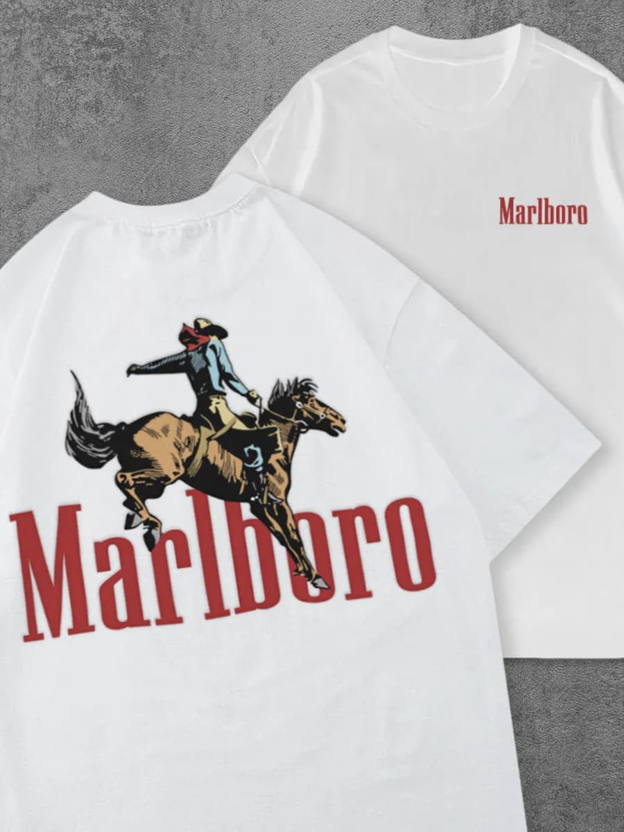 Футболка с принтом оверсайз y2k