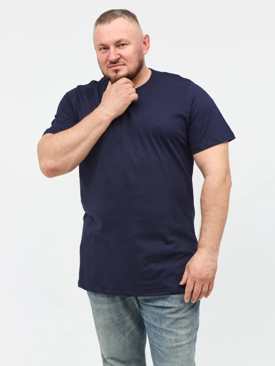 Футболка больших размеров хлопок