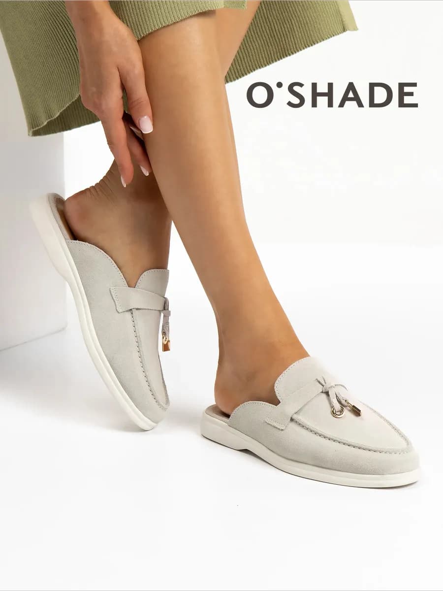 Мюли замшевые женские - фото 1