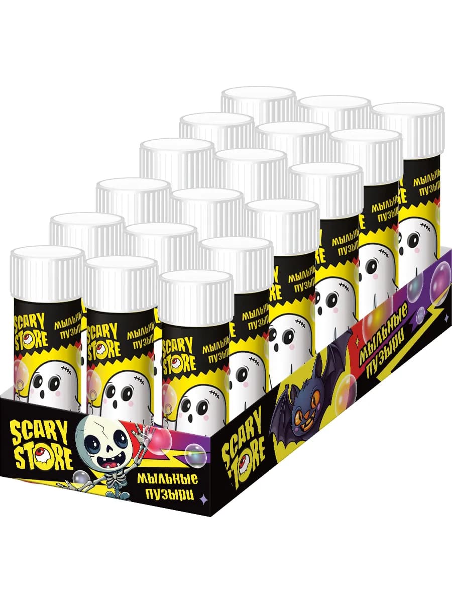 Мыльные пузыри Scary Store, 18 шт по 60 мл