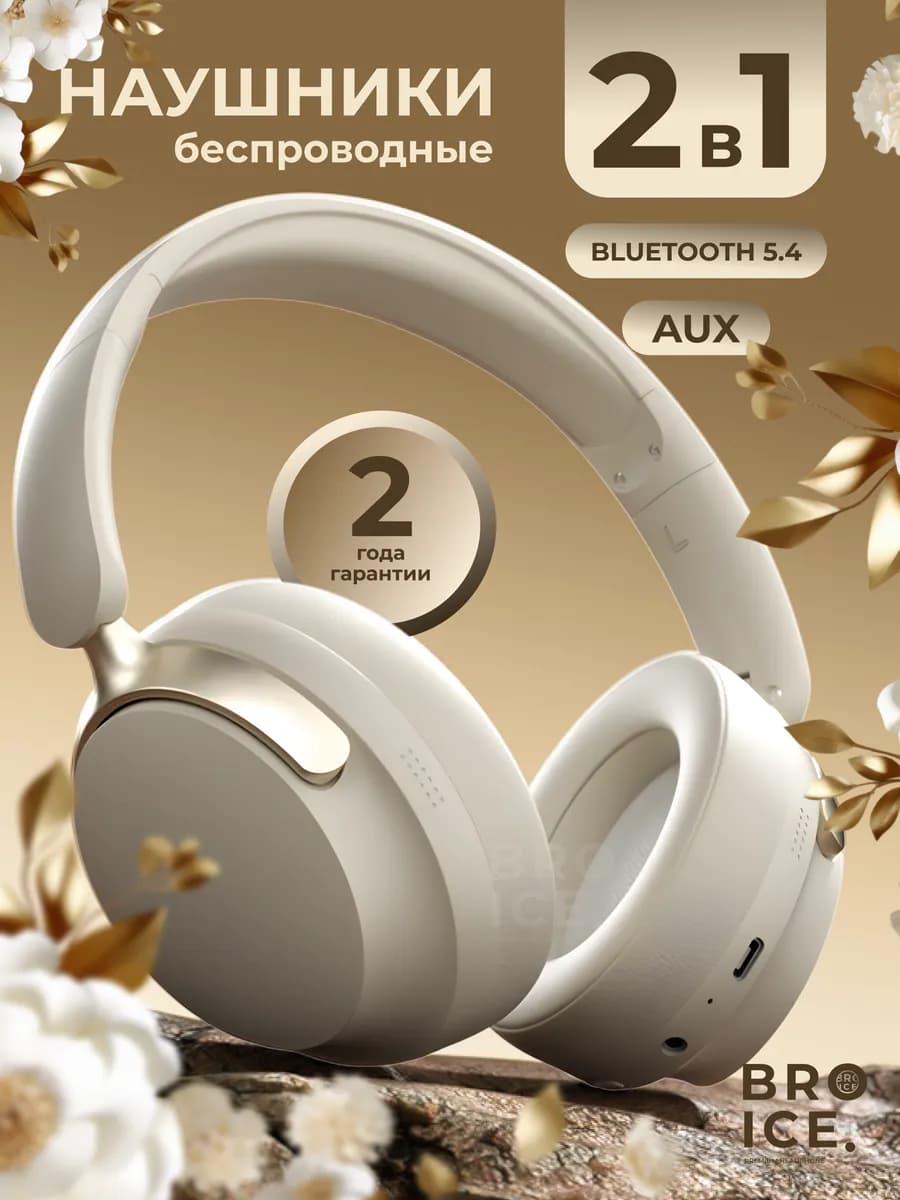 Наушники беспроводные большие - фото 1