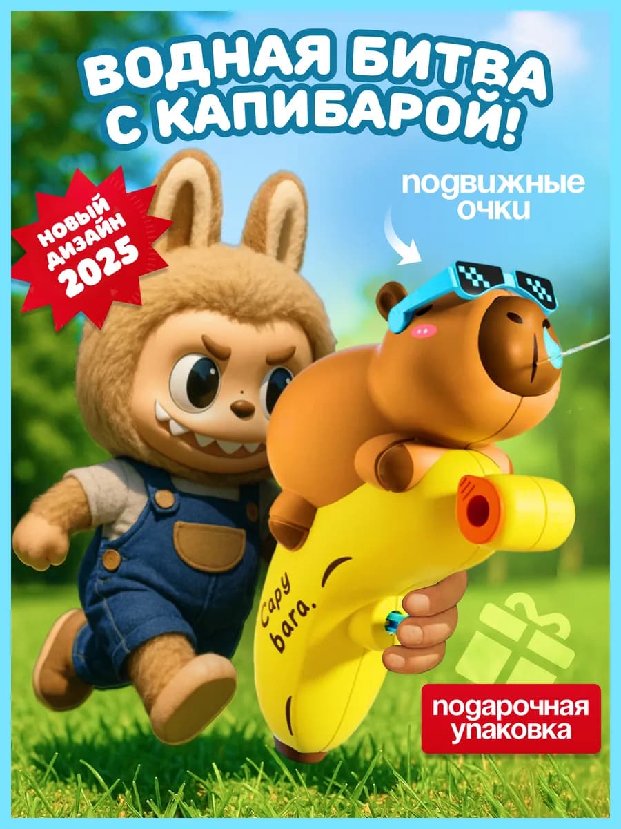 Водный пистолет детский Капибара