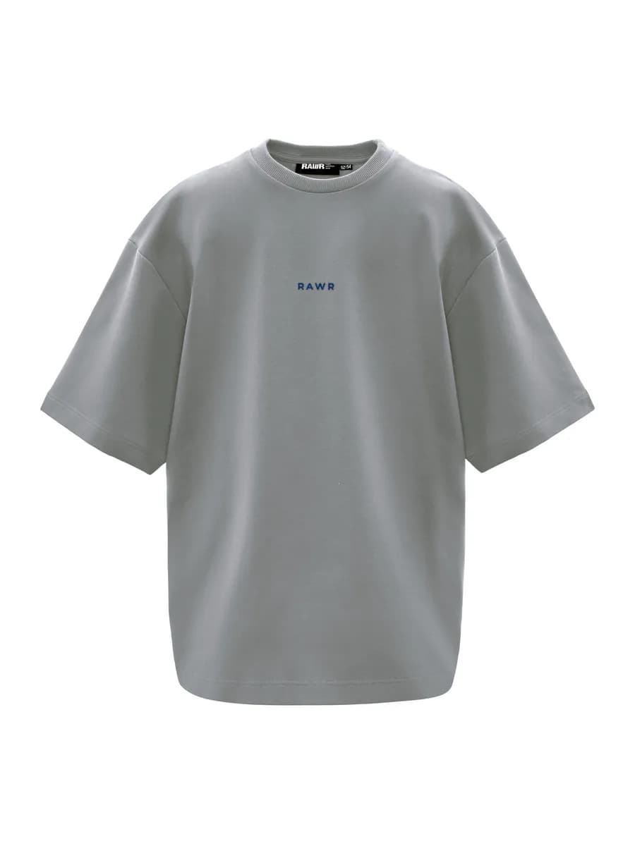 Плотная оверсайз футболка из хлопка - фото 1