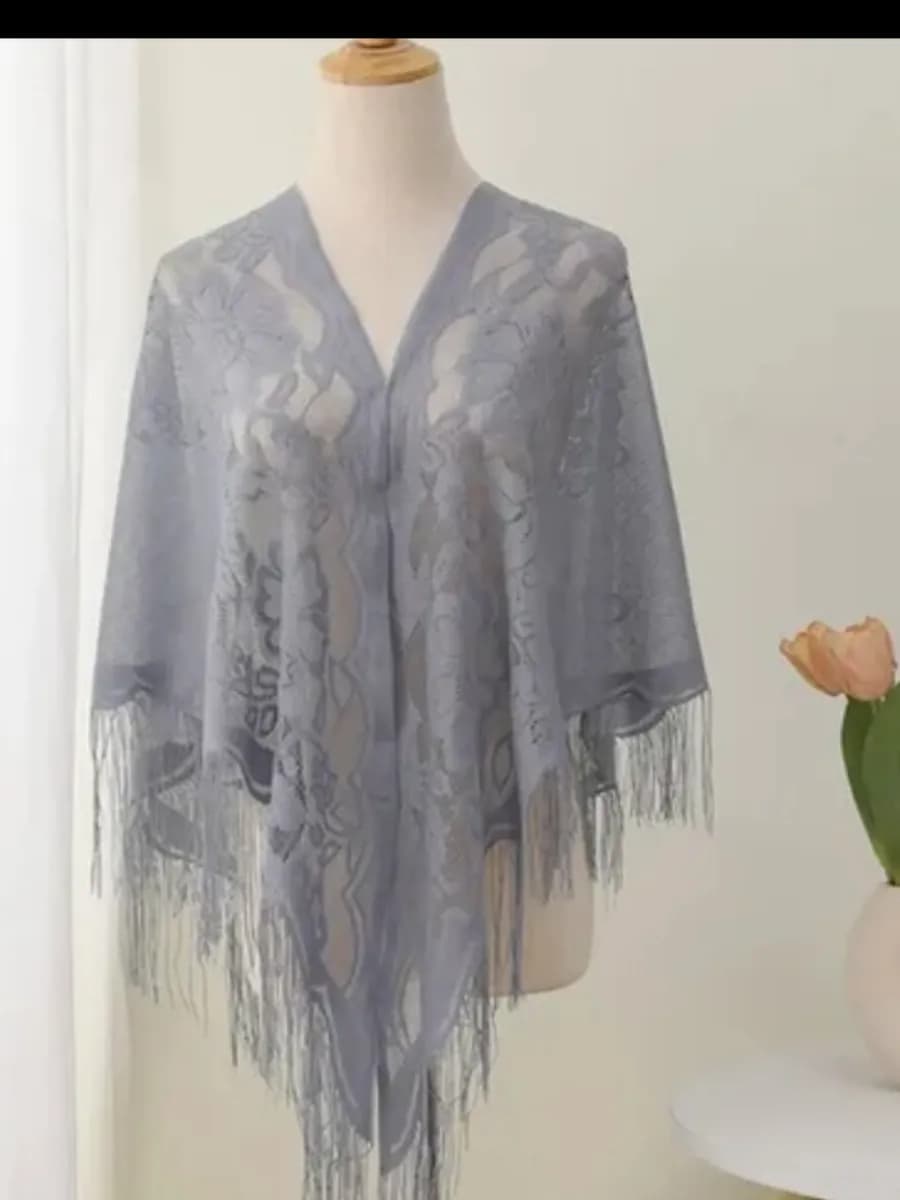 Платок на голову, на шею ниспадающий церковный