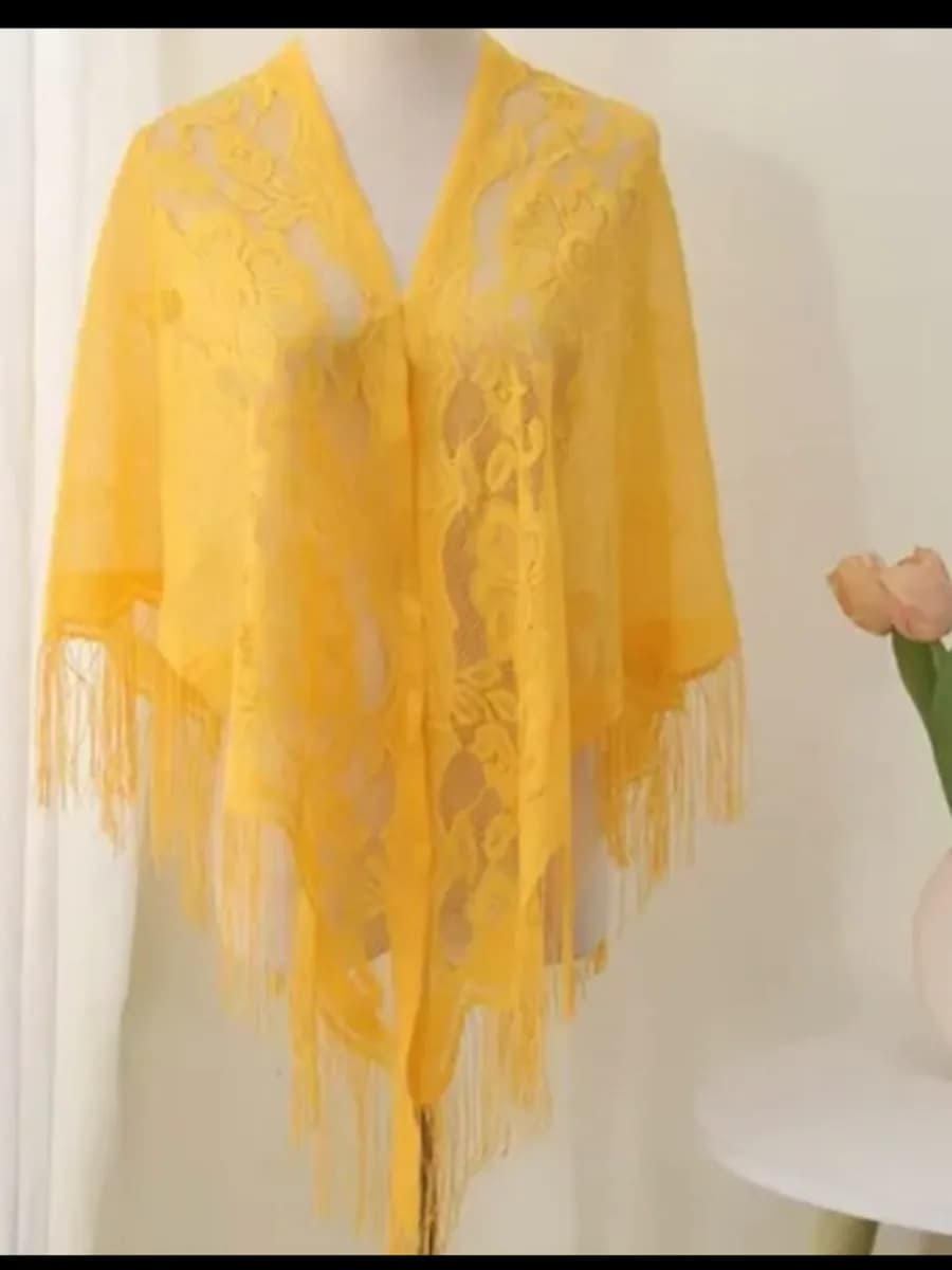 Платок на голову, на шею ниспадающий церковный