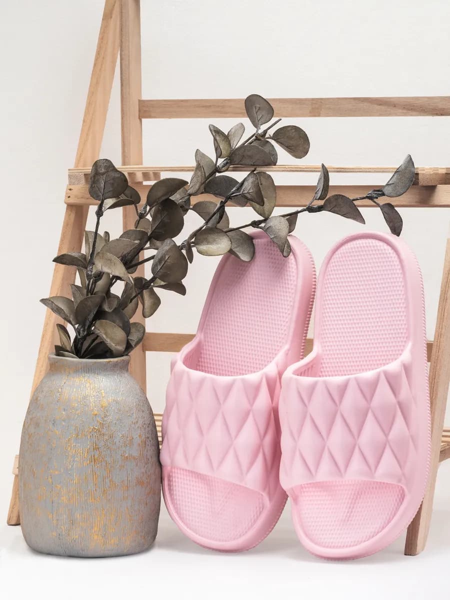 Тапочки резиновые шлепанцы - фото 1