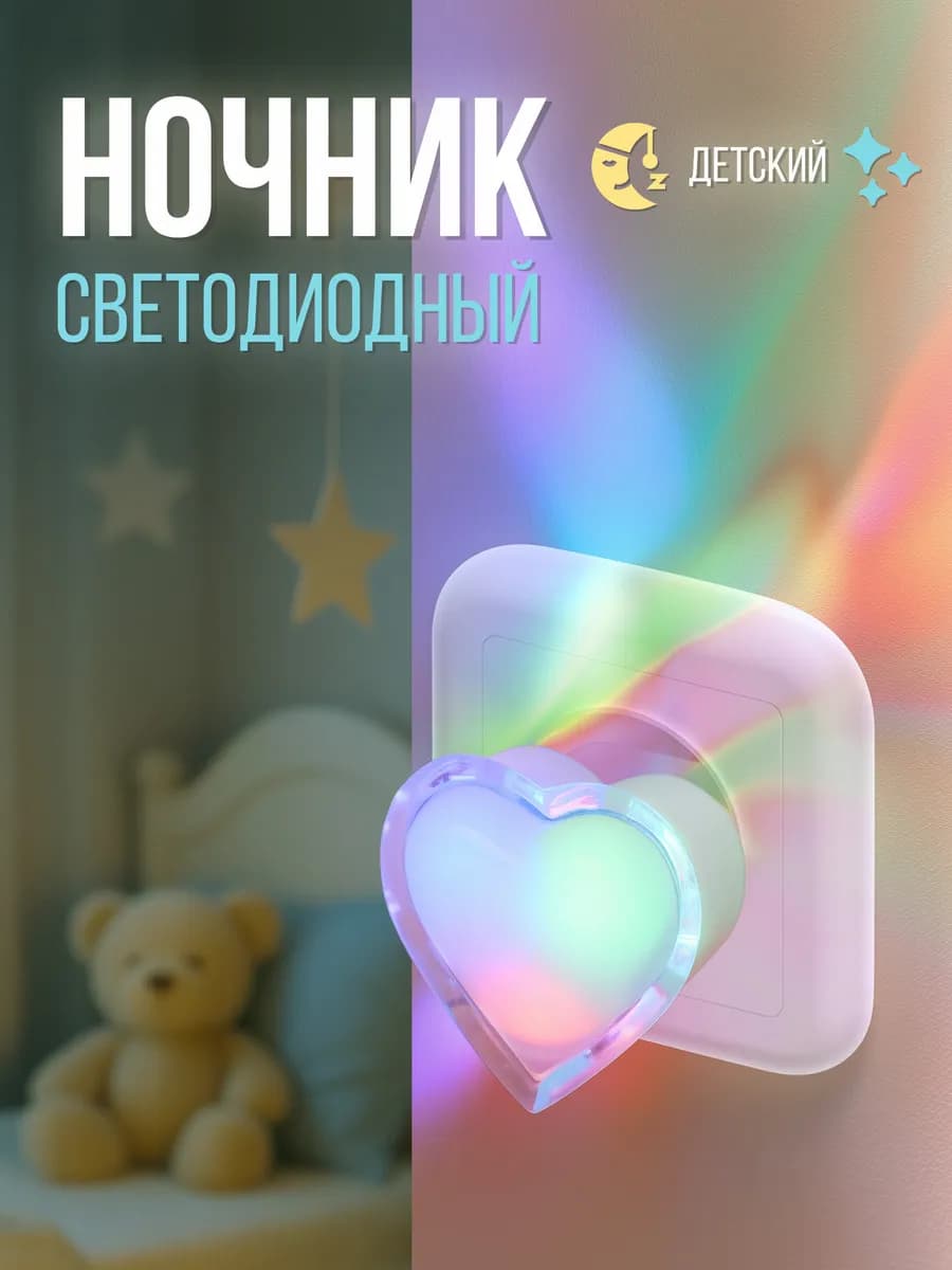 Ночник в розетку декоративный