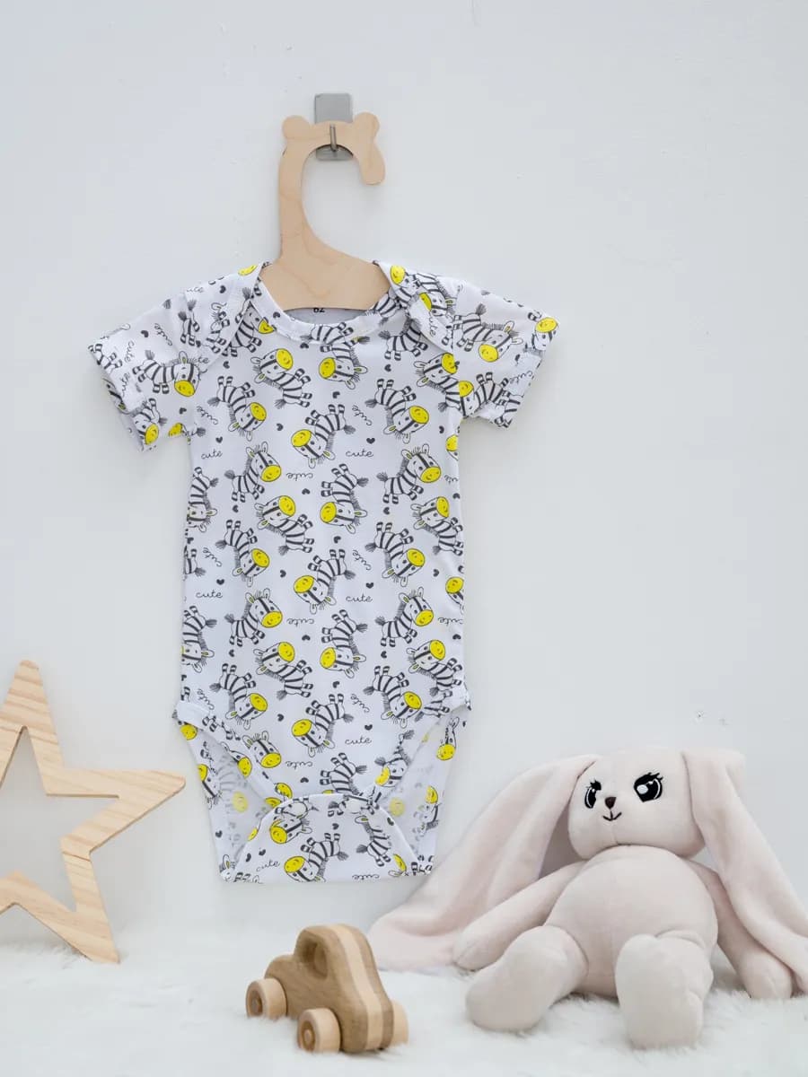 Боди для новорожденных с коротким рукавом