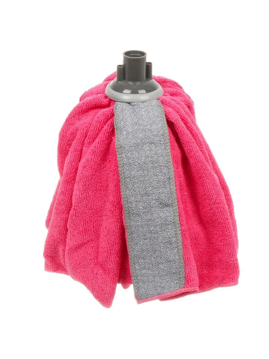 Сменный блок для швабры микрофибра розовый