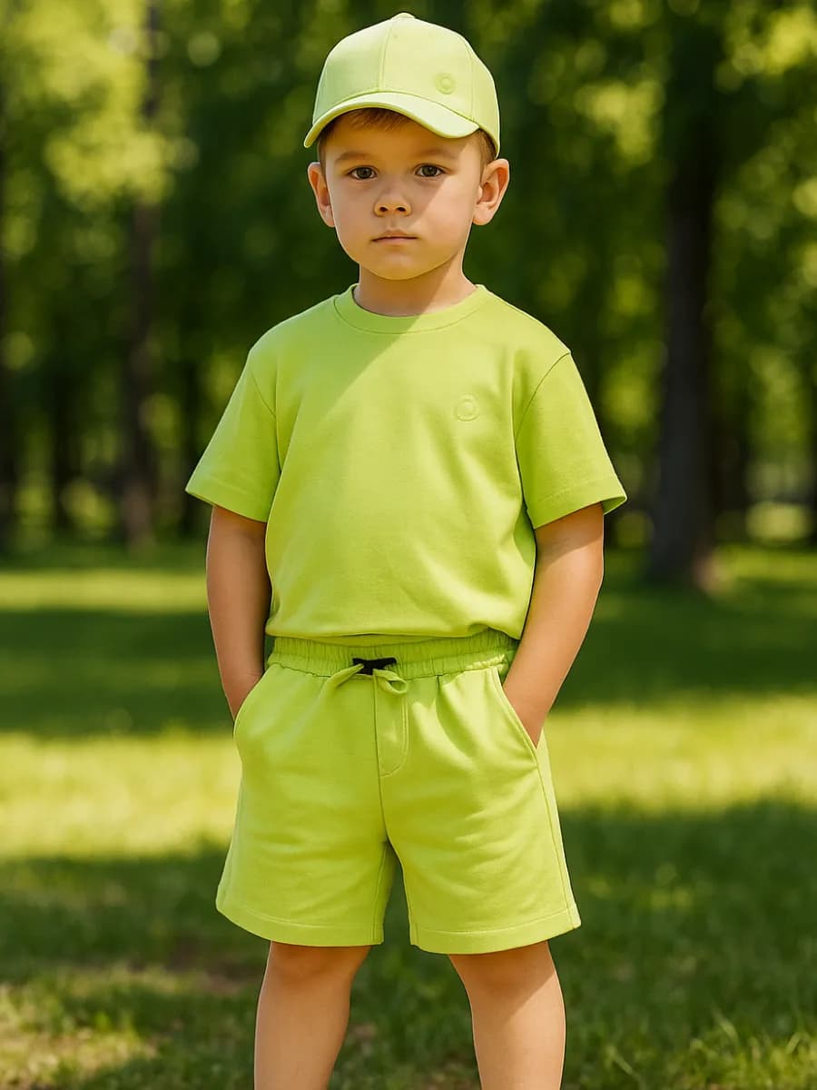 Костюм для мальчика оверсайз спортивный с шортами