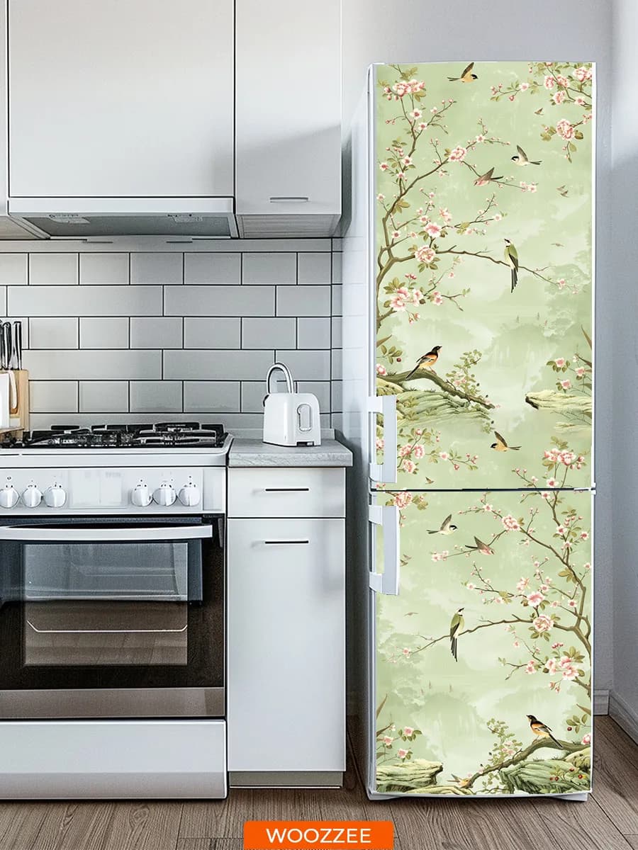 Интерьерная наклейка на холодильник декор для кухни